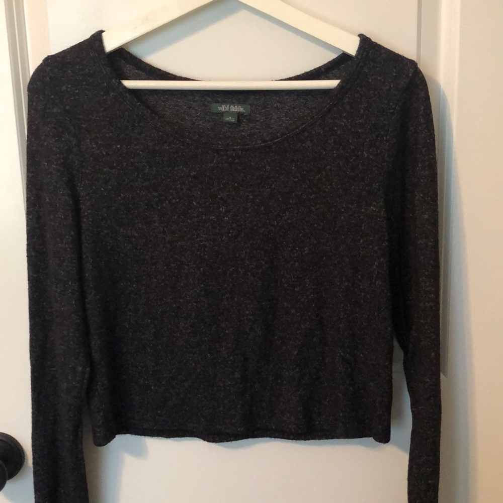 Wild Fable Long sleeve cropped top